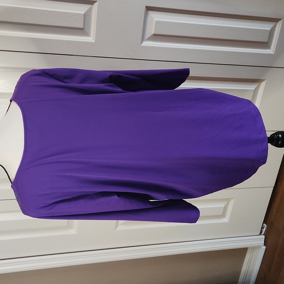 Bob Mackie, Excellent condition, Women's Top, Purple, Size Large 💜 - Picture 5 of 10